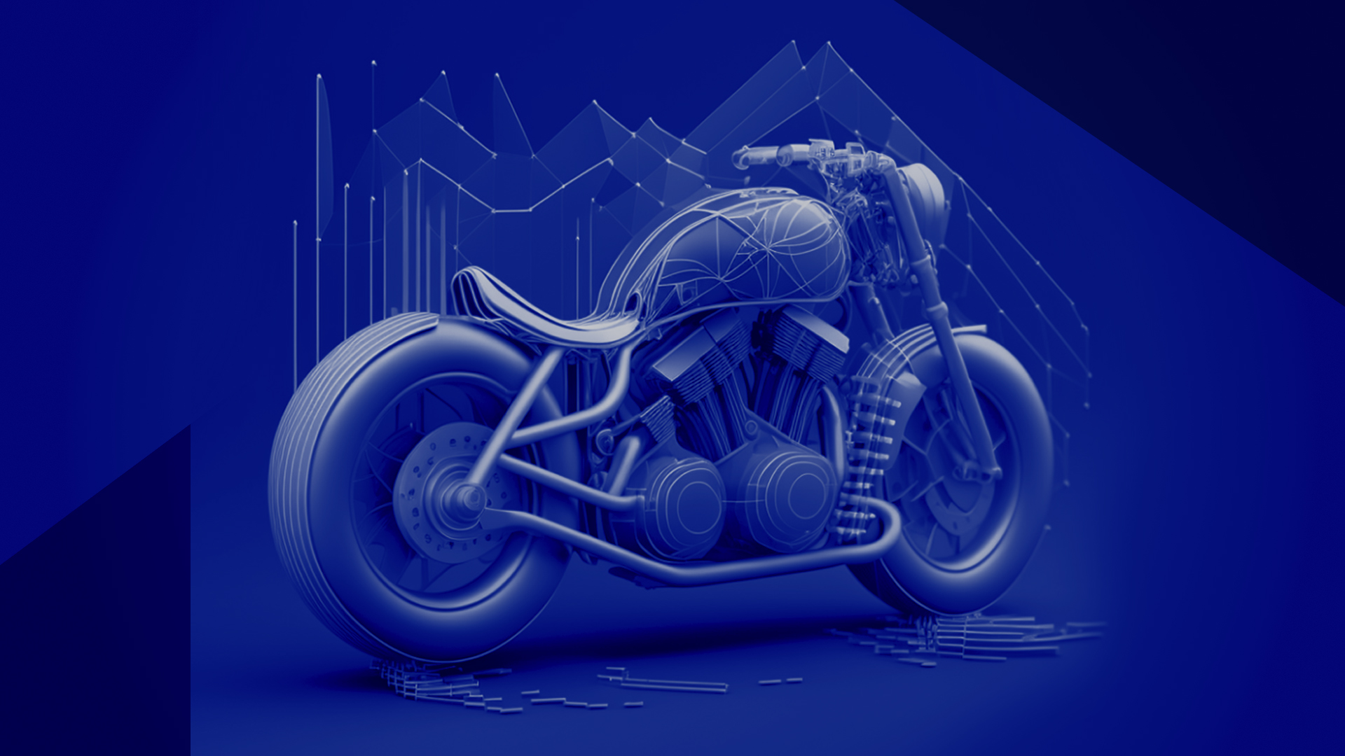 Advancing Motorbike Customer Experience - 3D motorbike image