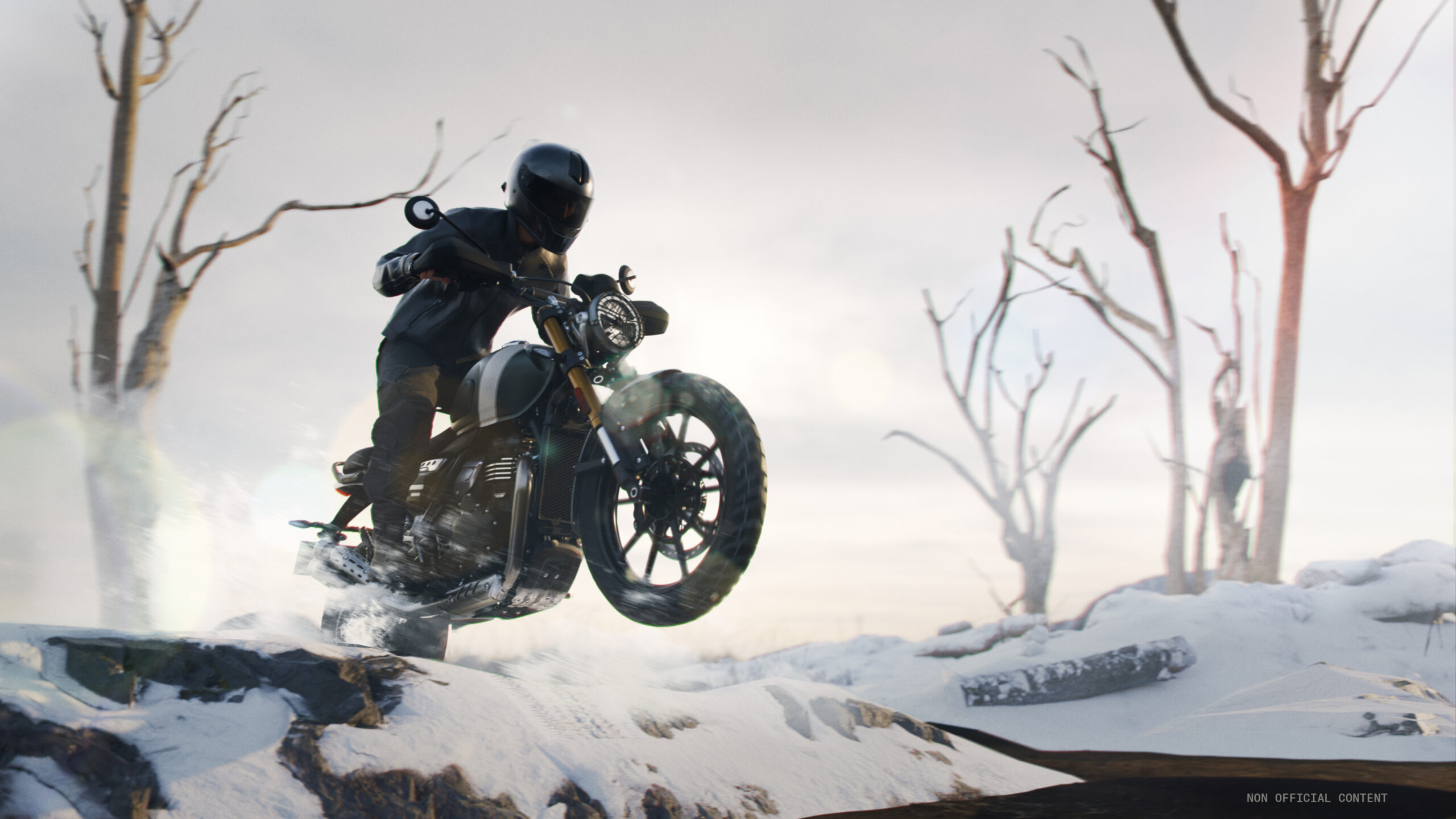CGI motorbike IN2REAL
