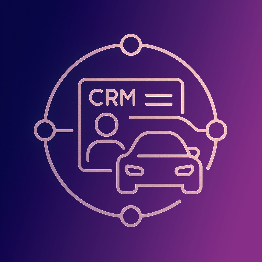 user card integrated in the car dealership's crm