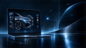 3D interactive web experience for a complex product presentation